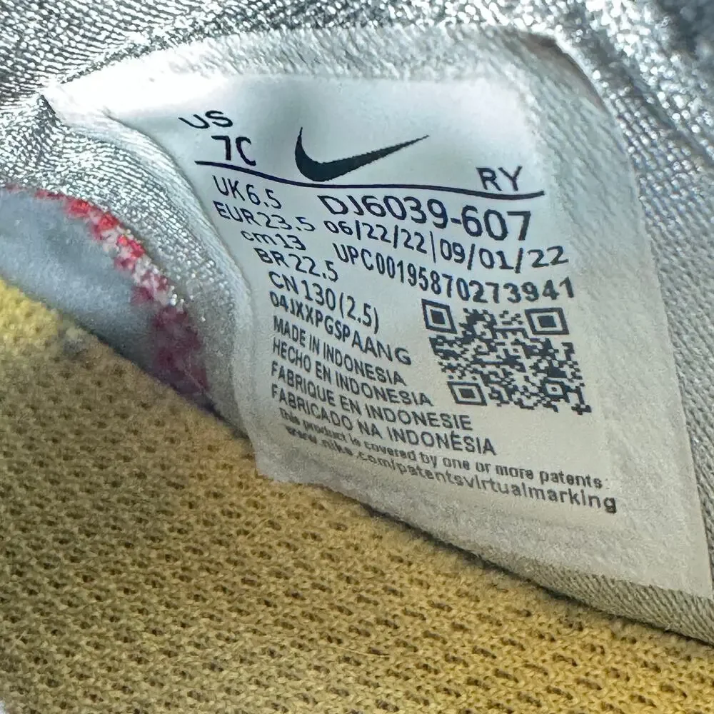 Nike Flex Runner 2 Baby Toddler Sneakers Size 7C Red Logo Slip On‎ DJ6039-607
